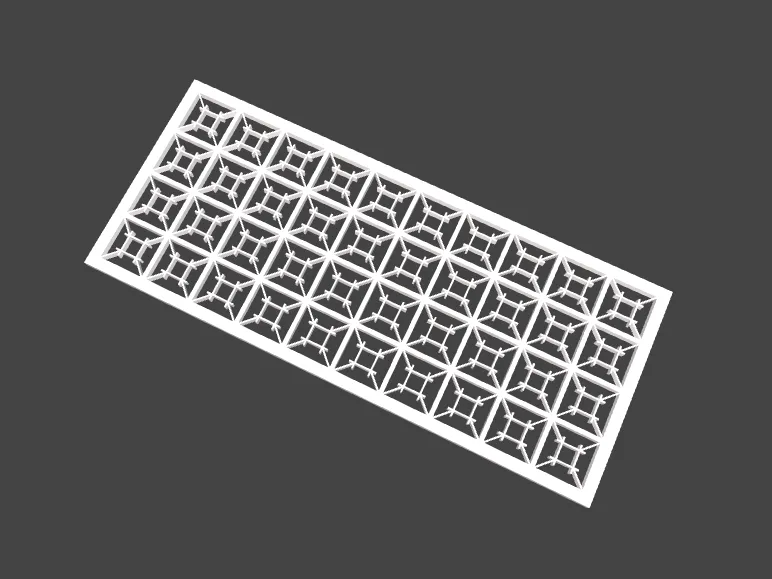 3Dプリント 組子パターンジェネレーター - 無料3Dモデル -MakerWorld