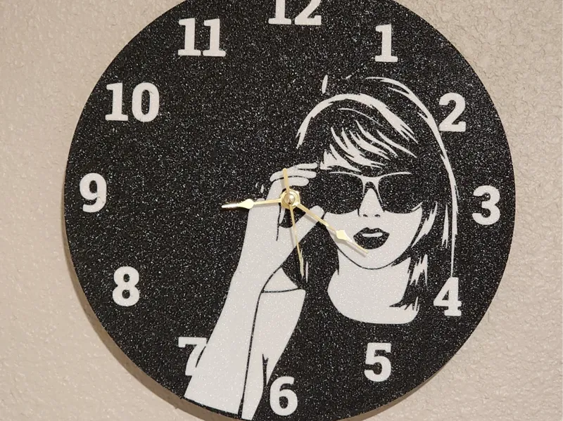 Taylor Swift Clock