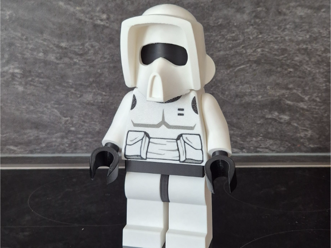 Brick Man Scout Trooper 500% - 3D printed Characters, in stock in India
