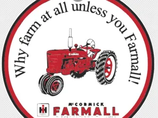 Farmall why farm keychain