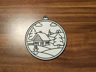 Christmas Coloring Ornament: DIY Paint-Your-Own