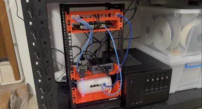 Modular Lightweight 10 inch Server Rack - Free 3D Print Model - MakerWorld