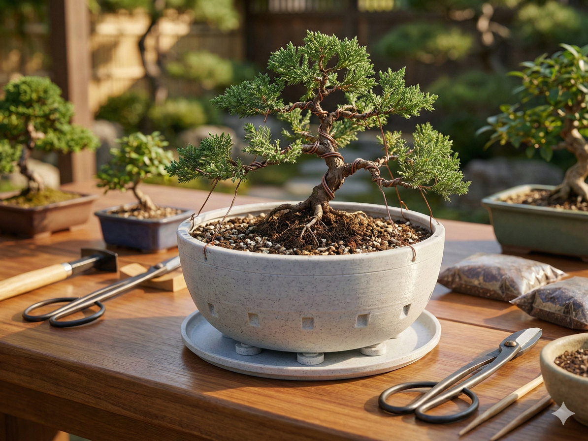 Bonsai Training Pot – High Airflow & Anti-Spiral