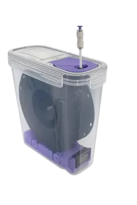 Drybox all in one  kit - base w/ rollers, lid, ptfe cap