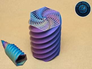 MEGA Hex Spiral Fidget Toy - Print in Place