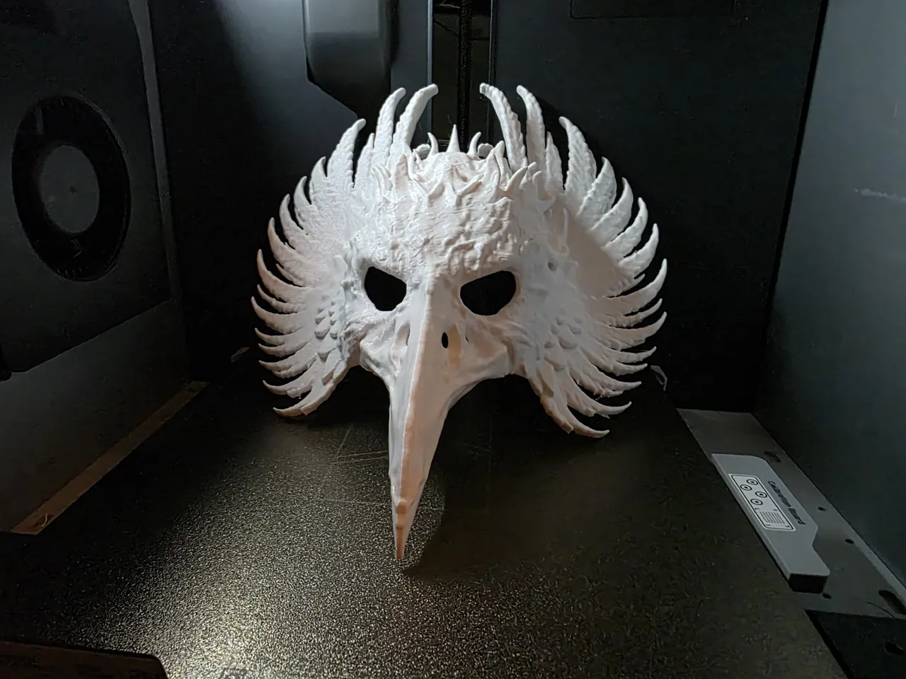 Gothic Raven Mask (Wearable) view 4