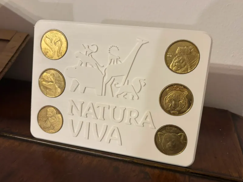 Espositore Monete Parco Natura Viva
