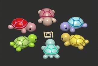 乌龟对对碰 Turtle pairing