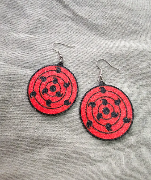 Rinne Sharingan Earrings - Multicolor