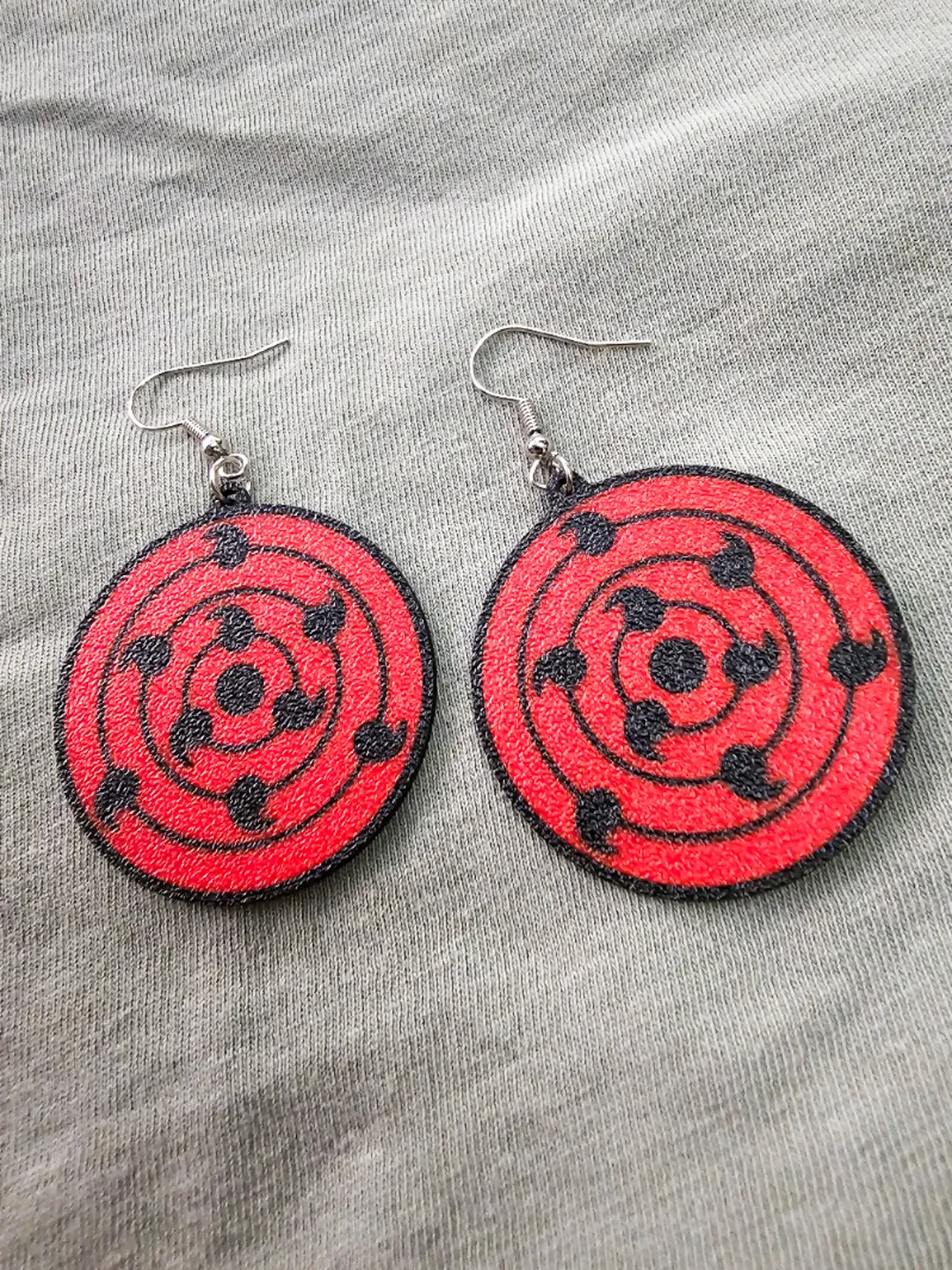 Rinne Sharingan Earrings - Multicolor view 4