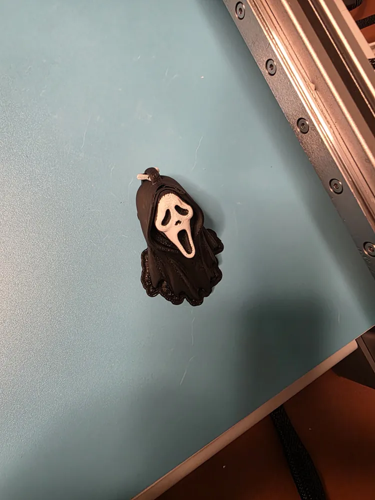 Ghost Face Keychain - Free 3D Print Model - MakerWorld