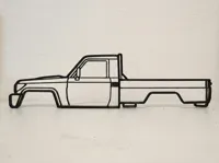 Toyota Land Cruiser 79 — décoration murale — photo 2