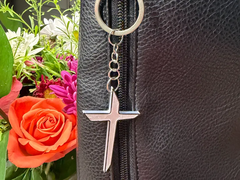 Cross Keychain