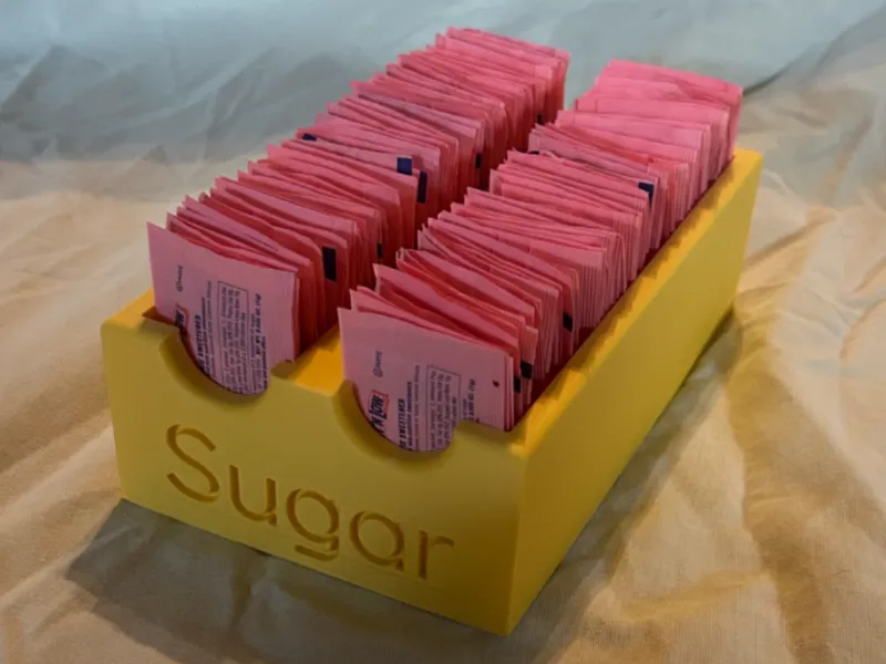 sugar packet holder/organizer