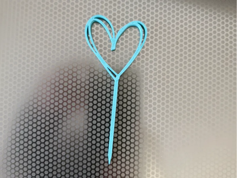Cake Topper Coeur