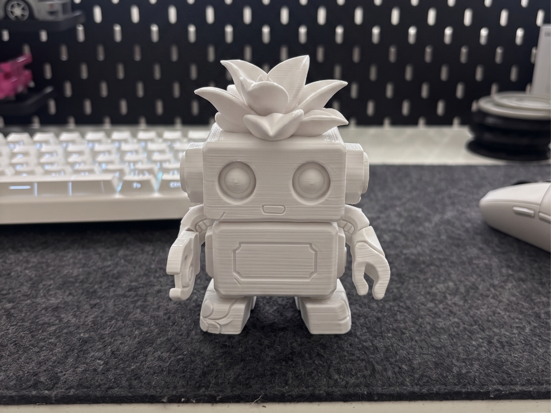 Succulent Robot Buddy | Cute Nature Tech Decor