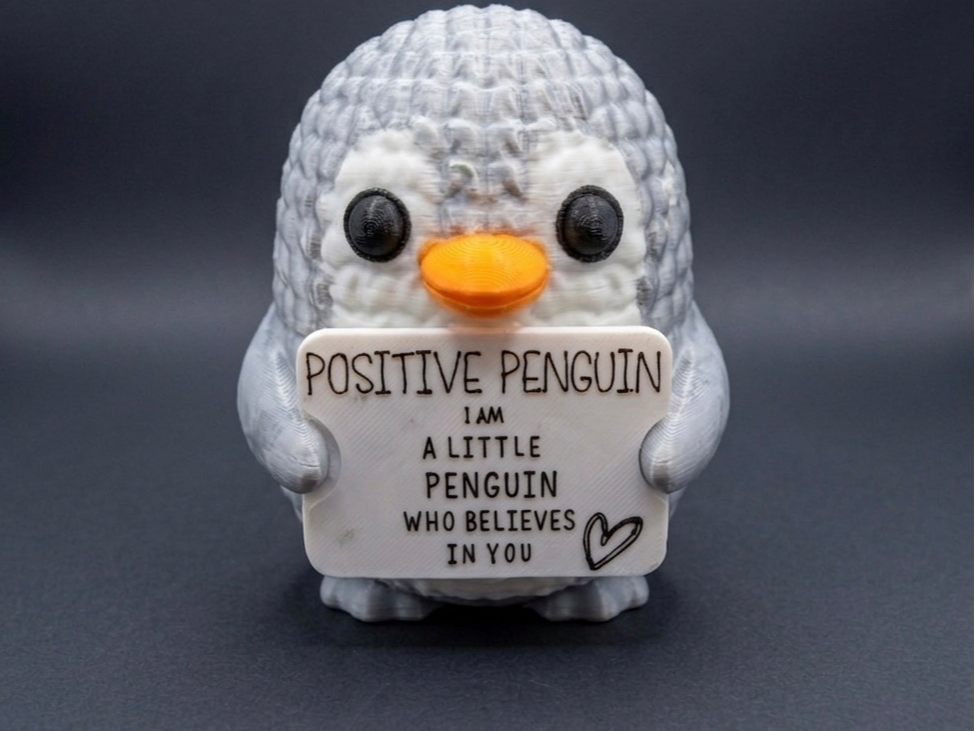 The "Believing in You" Positive Penguin
