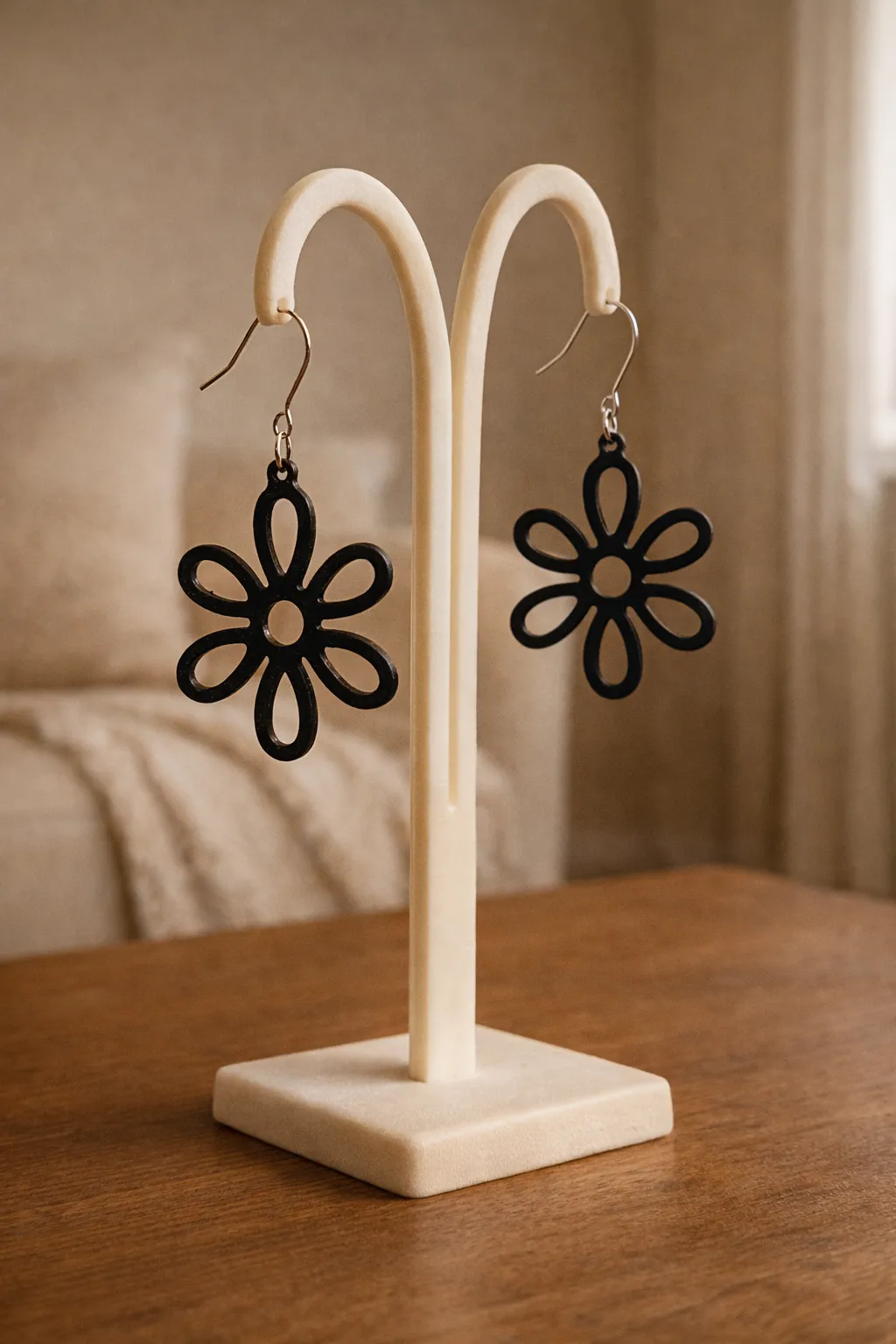 Floral Earrings - NO AMS view 3