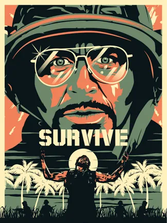 Survive - Tropic Thunder (HueForge)