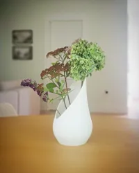 Vase moderne avec pique-fleurs intégré — photo 2