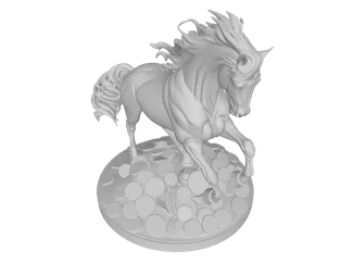 Horse Desk Statue