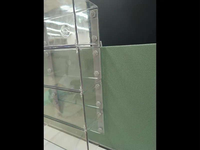 大創前開式小物展示盒串連掛架