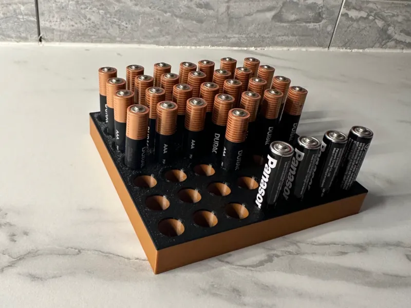AAA battery holder simple design