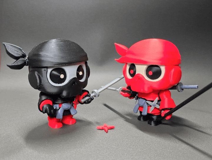 Skullbotz Ninja Snap Protocol Cute Desk Toy No AMS