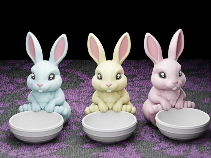 Easter Bunny Chocolate Bowl