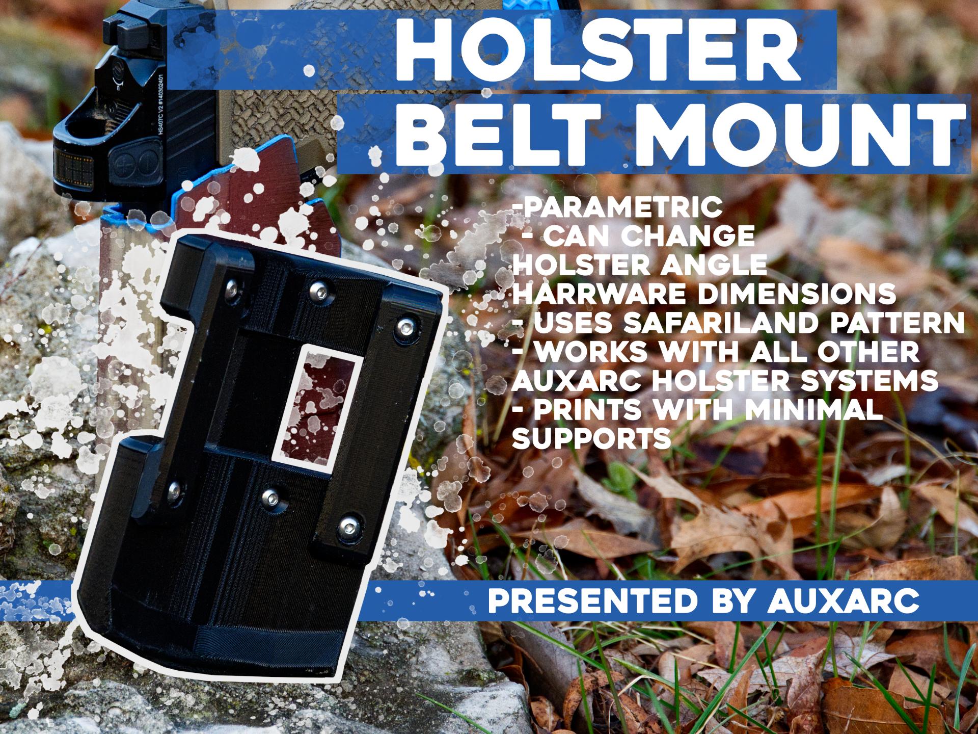 Parametric Holster Belt Mount