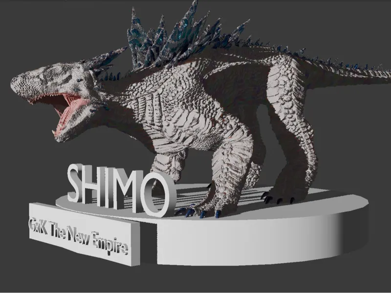 Shimo (Godzilla x Kong: The New Empire) Statue