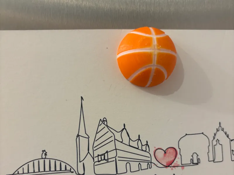 Kühlschrankmagneten Basketball