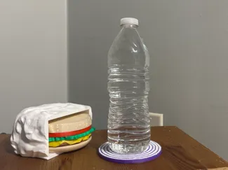 Burger Coaster Set w/ Wrapper Holder