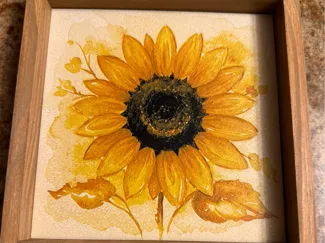 Sunflower Hueforge Nature print