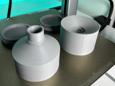 funnel-styled container