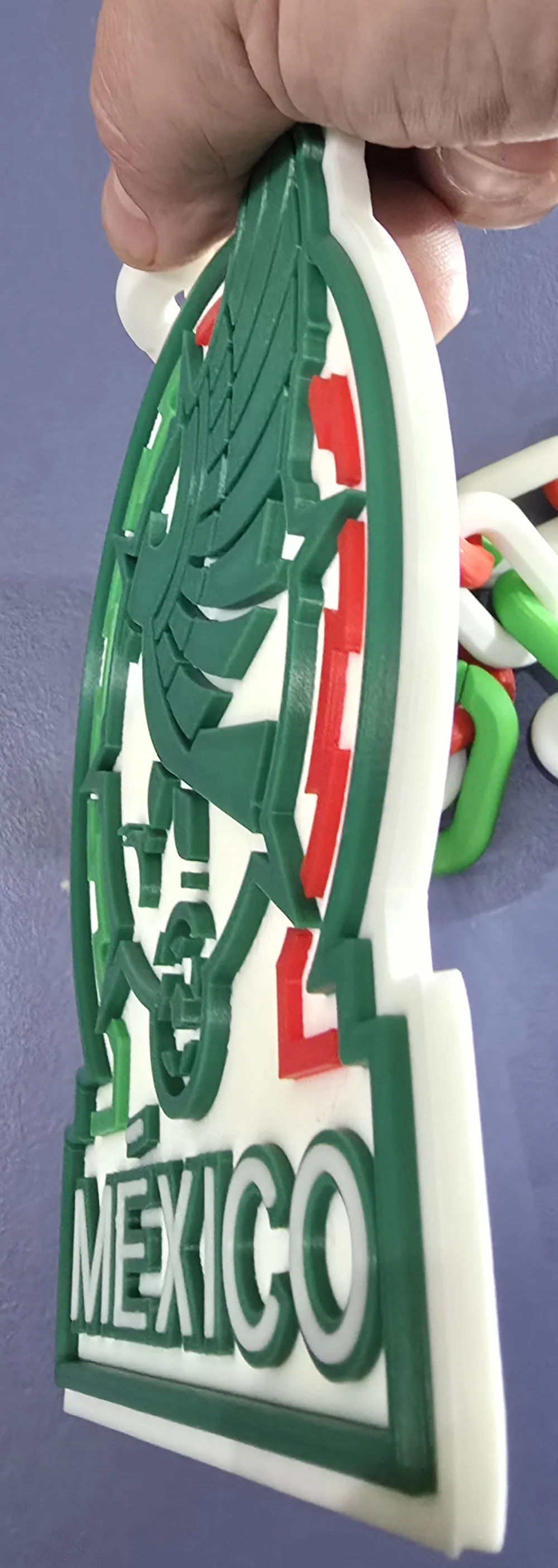 MEXICO V2 3D LOGO 180MM V2 SERIES - Free 3D Print Model - MakerWorld