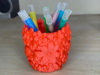Flower Pencil Holder