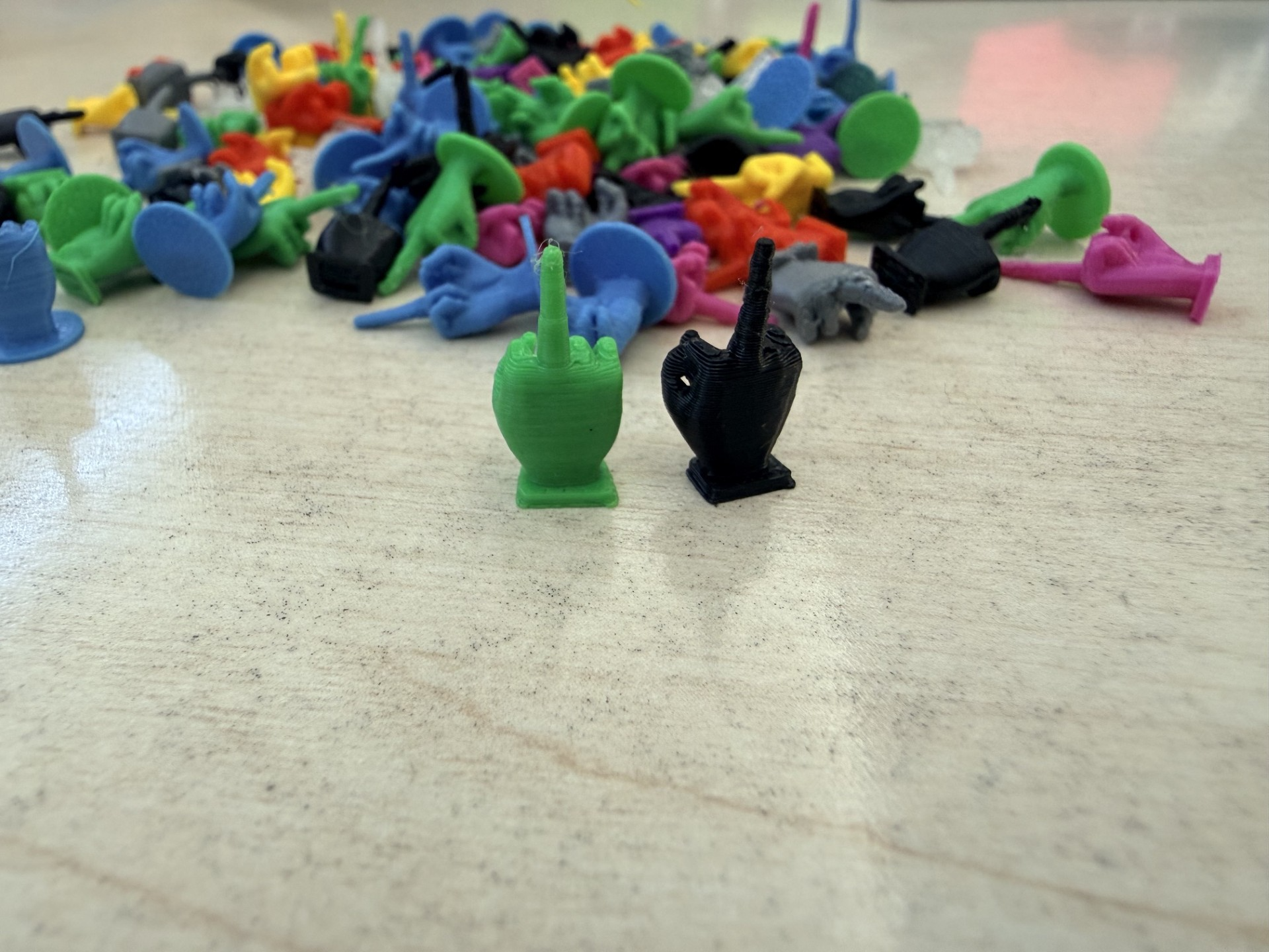 Mini Middle Finger, 15 mm - 3D printed Other Miniatures, in stock in India