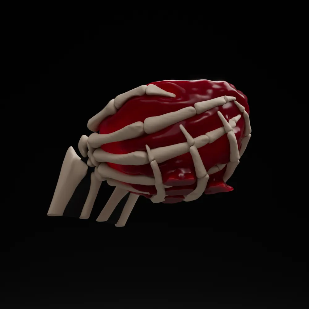 Halloween Skeleton Candy Container by Candil Deco 3D - MakerWorld