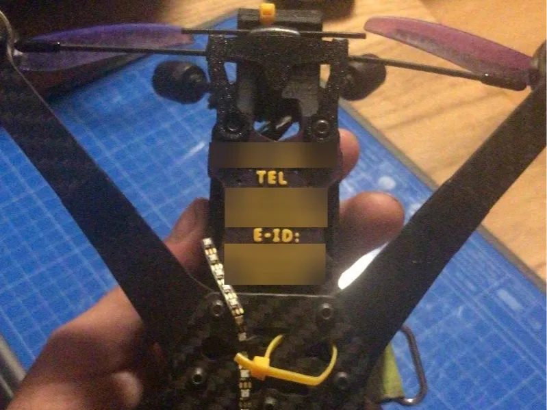 FPV Drone Doctag for Legal Identification Mark5
