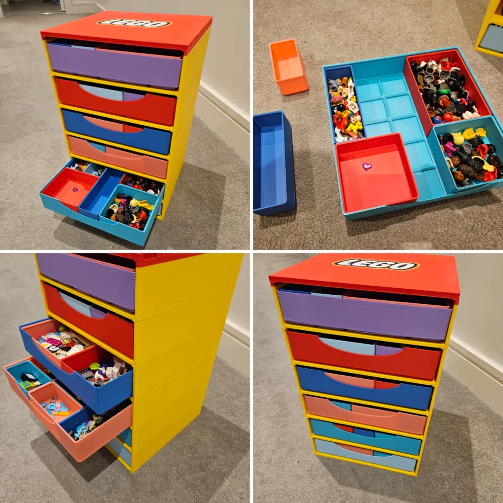 Gridfinity Modular Shelf Drawer Storage System Free 3d Print Model