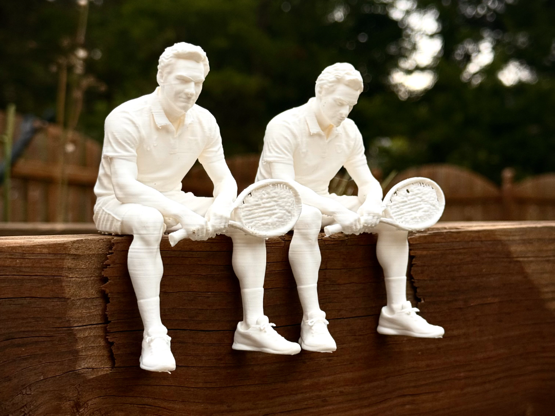 Roger Federer Edge Sitter Tennis Player Figurine! - Free 3D Print