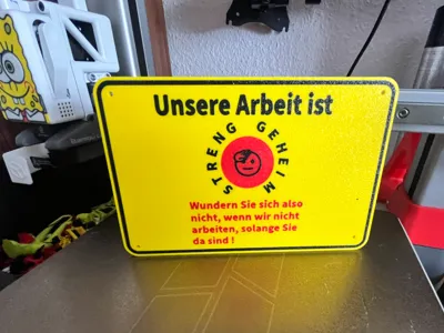 Work Sign