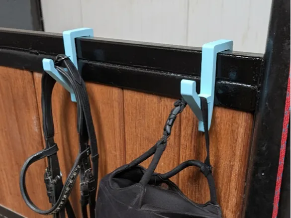 Simple strong hook for fence (or door)