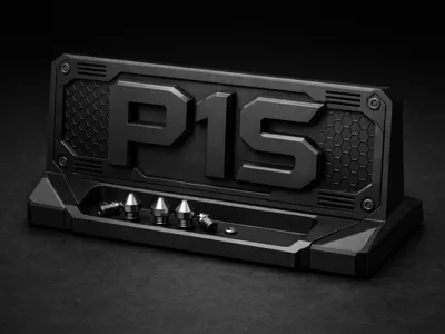 P1S Desktop Plaque & Tool Tray