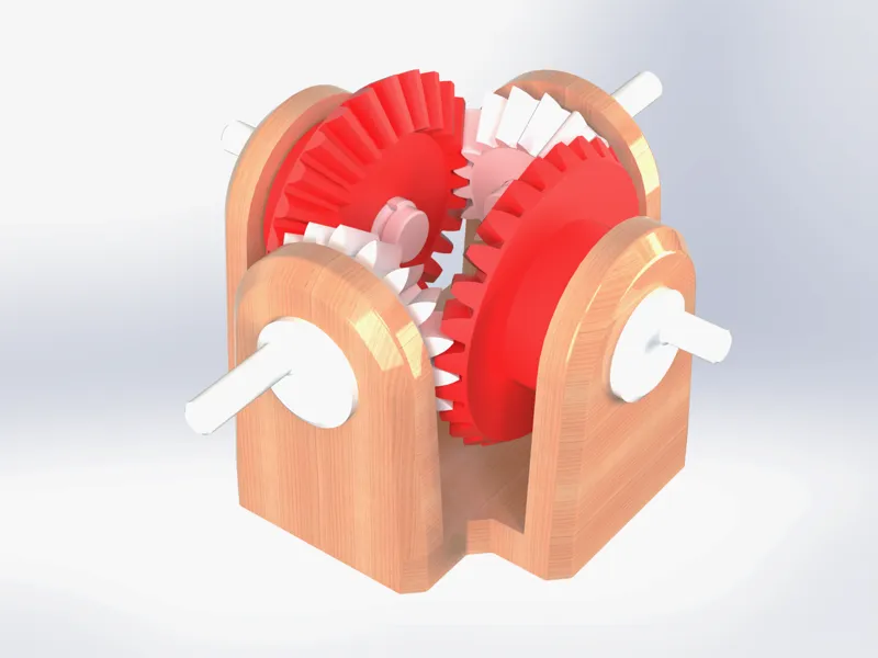 Bevel Gear Display piece & Fidget Toy