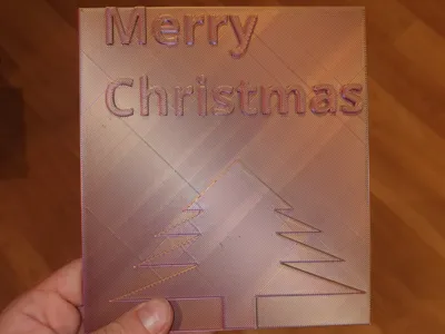Merry Christmas logo + Christmas tree