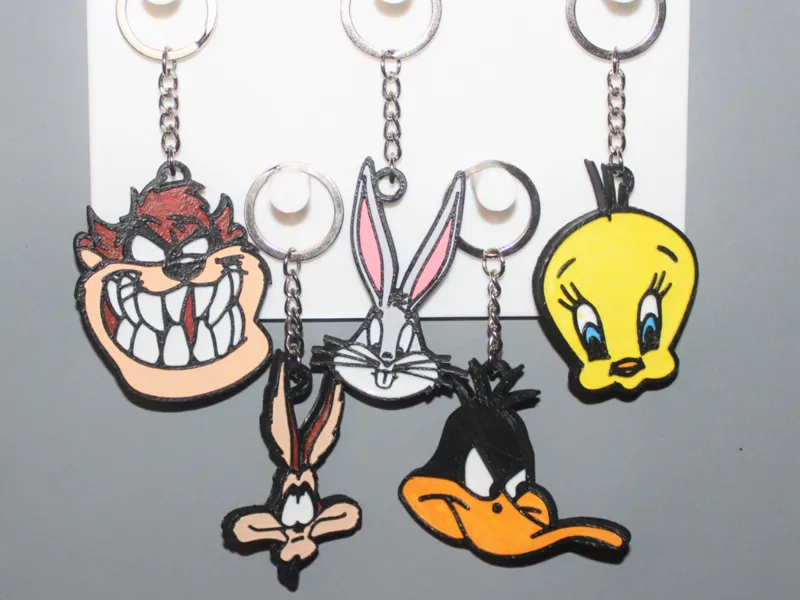 Porte clé Looney Tunes lot de 5