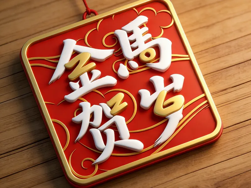 中国风2026马年钥匙链更新版6套