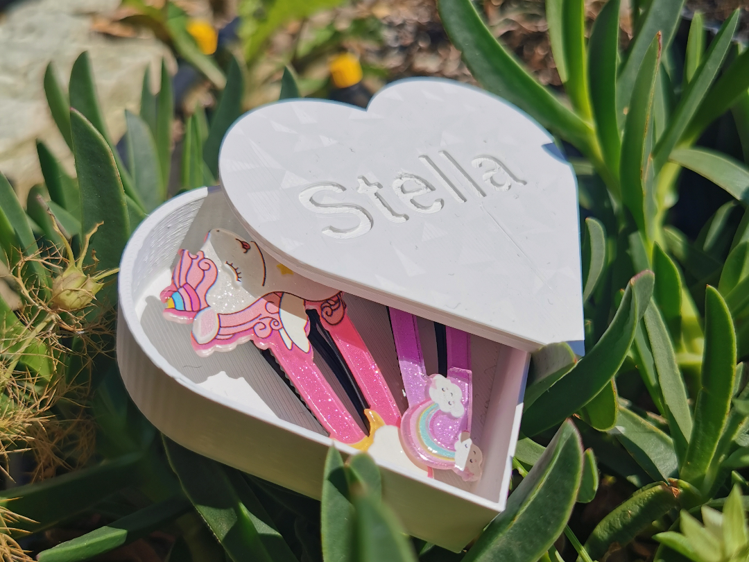 parametric heart box - custom name